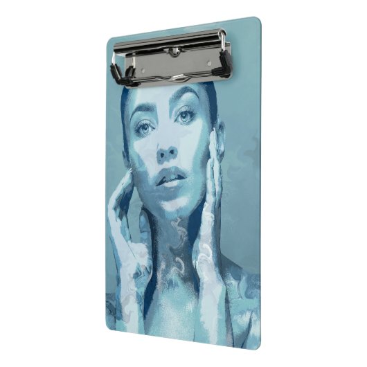"Woman in Blue" Mini Klembord (Angled2)