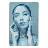 "Woman in Blue" Mini Klembord (Achterkant)