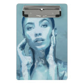 "Woman in Blue" Mini Klembord (Voorkant)