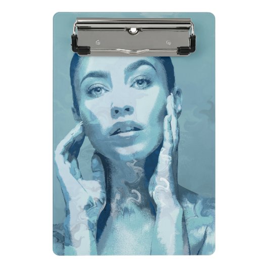 "Woman in Blue" Mini Klembord (Voorkant)