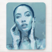 "Woman in Blue" Muismat (Voorkant)