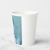 "Woman in Blue" Papieren Bekers (Links)