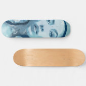 "Woman in Blue" Persoonlijk Skateboard (Horizontaal)