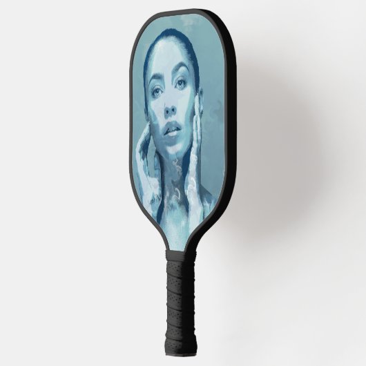 "Woman in Blue" Pickleball Paddle (Links)
