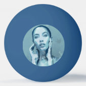 "Woman in Blue" Pingpongbal (Achterkant)
