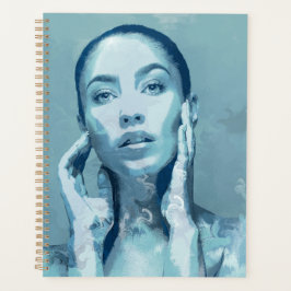 "Woman in Blue" Planner