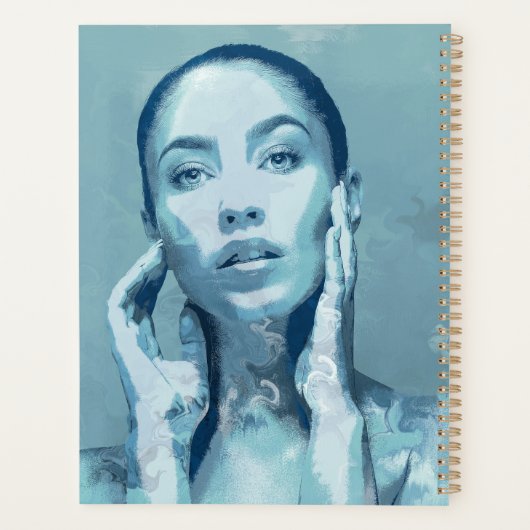 "Woman in Blue" Planner (Achterkant)