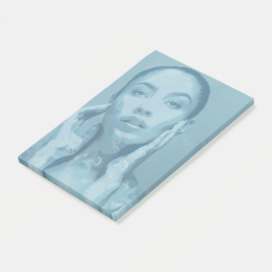 "Woman in Blue" Post-it® Notes (Schuin)