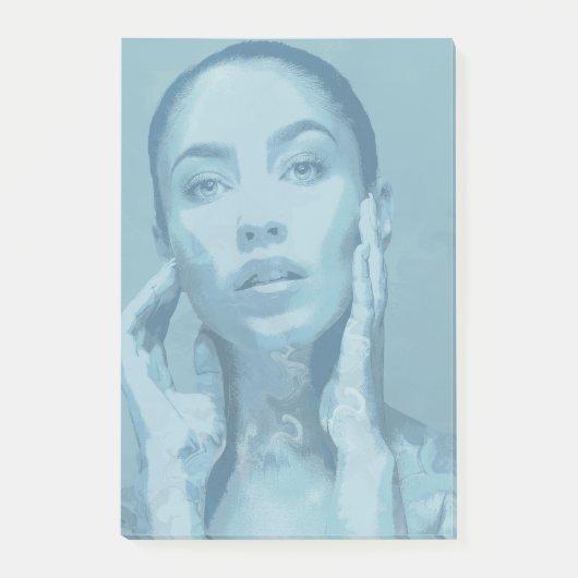 "Woman in Blue"  Post-it® Notes (Voorkant)