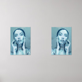 "Woman in Blue" Poster mat Muurkunst Sets