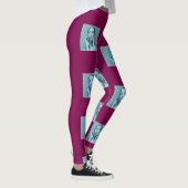 "Woman in Blue" Premium Canvas Leggings (Rechts)