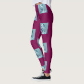 "Woman in Blue" Premium Canvas Leggings (Links)