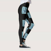"Woman in Blue" Premium Canvas Leggings (Rechts)