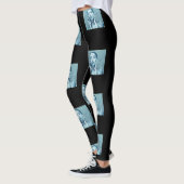 "Woman in Blue" Premium Canvas Leggings (Links)