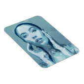 "Woman in Blue" Premium Canvas Magneet (Rechterzijde)