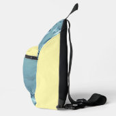 "Woman in Blue" Premium Canvas  Sling Bag (Rechts)