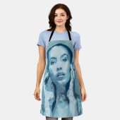 "Woman in Blue" Schort (Gedragen)