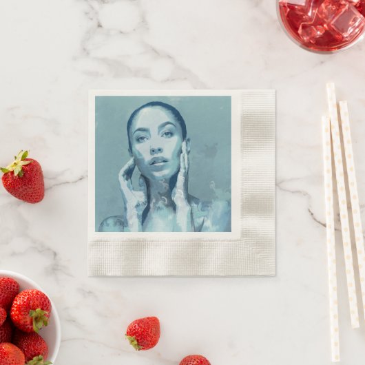 "Woman in Blue" Servet (Insitu)