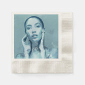 "Woman in Blue" Servet (Voorkant)