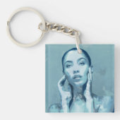 "Woman in Blue" Sleutelhanger (voorkant)