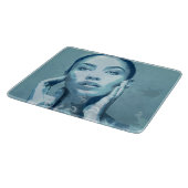 "Woman in Blue" Snijplank (Hoek)