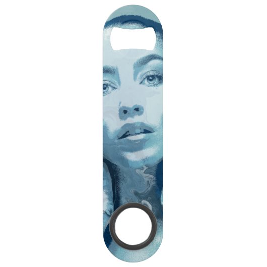 "Woman in Blue" Speed Flessenopener (Voorkant)