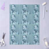 "Woman in Blue" Tissuepapier (Craft)