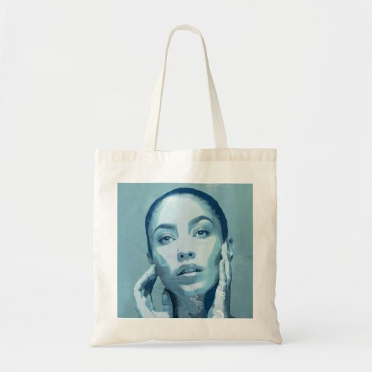 "Woman in Blue" Tote Bag (Voorkant)