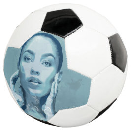 "Woman in Blue" Voetbal