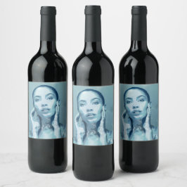 "Woman in Blue" Wijn Etiket