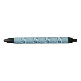 "Woman in Blue" Zwarte Inkt Pen