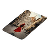 Woman in Florence Italy Travel Magneet (Linkerzijde)