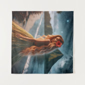 Woman in Grass Skirt Wandkleed (Voorkant (horizontaal))