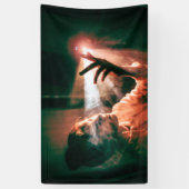 Woman in Light and Smoke Spandoek (Verticaal)