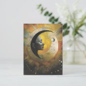 Woman in the Moon Briefkaart (Staand voorkant)