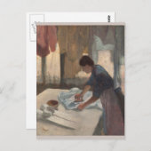 Woman Ironing Edgar Degas Briefkaart (Voorkant / Achterkant)