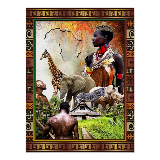 Woman King • Afrocentrische Poster (Voorkant)