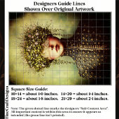 Woman, Lace Blindfold Floral Crown EM8F Decoupage Tissuepapier