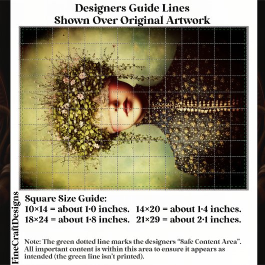 Woman, Lace Blindfold Floral Crown EM8F Decoupage Tissuepapier