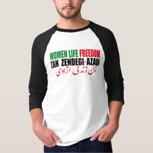 Woman Life Freedom Iran Zan Zendegi Azadi Persian T-shirt