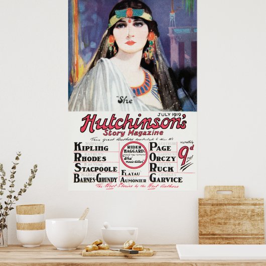 Woman Magazine Poster (Keuken)