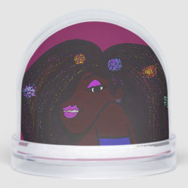 Woman of Color Animation Sneeuwbol