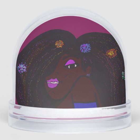 Woman of Color Animation Sneeuwbol (Voorkant)