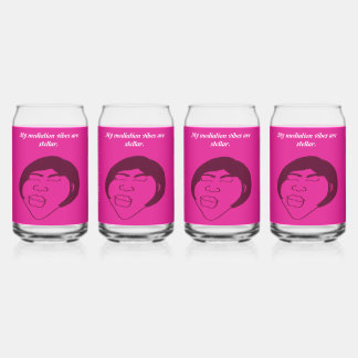 Woman of Color Meditation Blikvorm Glas