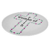 Woman of faith snijplank (Hoek)