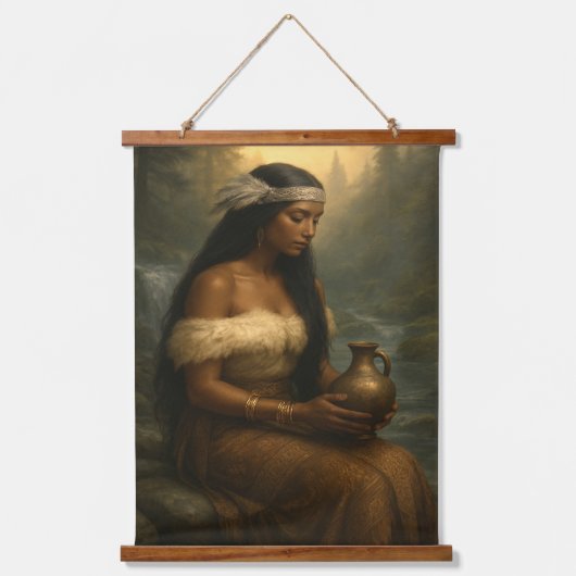 Woman of Nature’s Spirit Hangend Wandkleed (Voorkant)