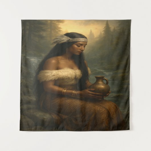 Woman of Nature’s Spirit Wandkleed (Voorkant)