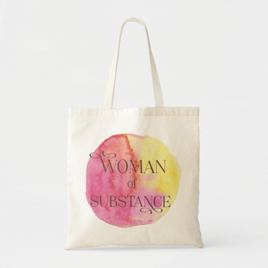 Woman of Substance Tote Bag (Voorkant)