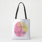 Woman of Substance Tote Bag (Voorkant)