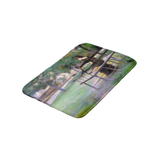 Woman on a Bench (door Edwin Austin Abbey) Badmat (Gekanteld)